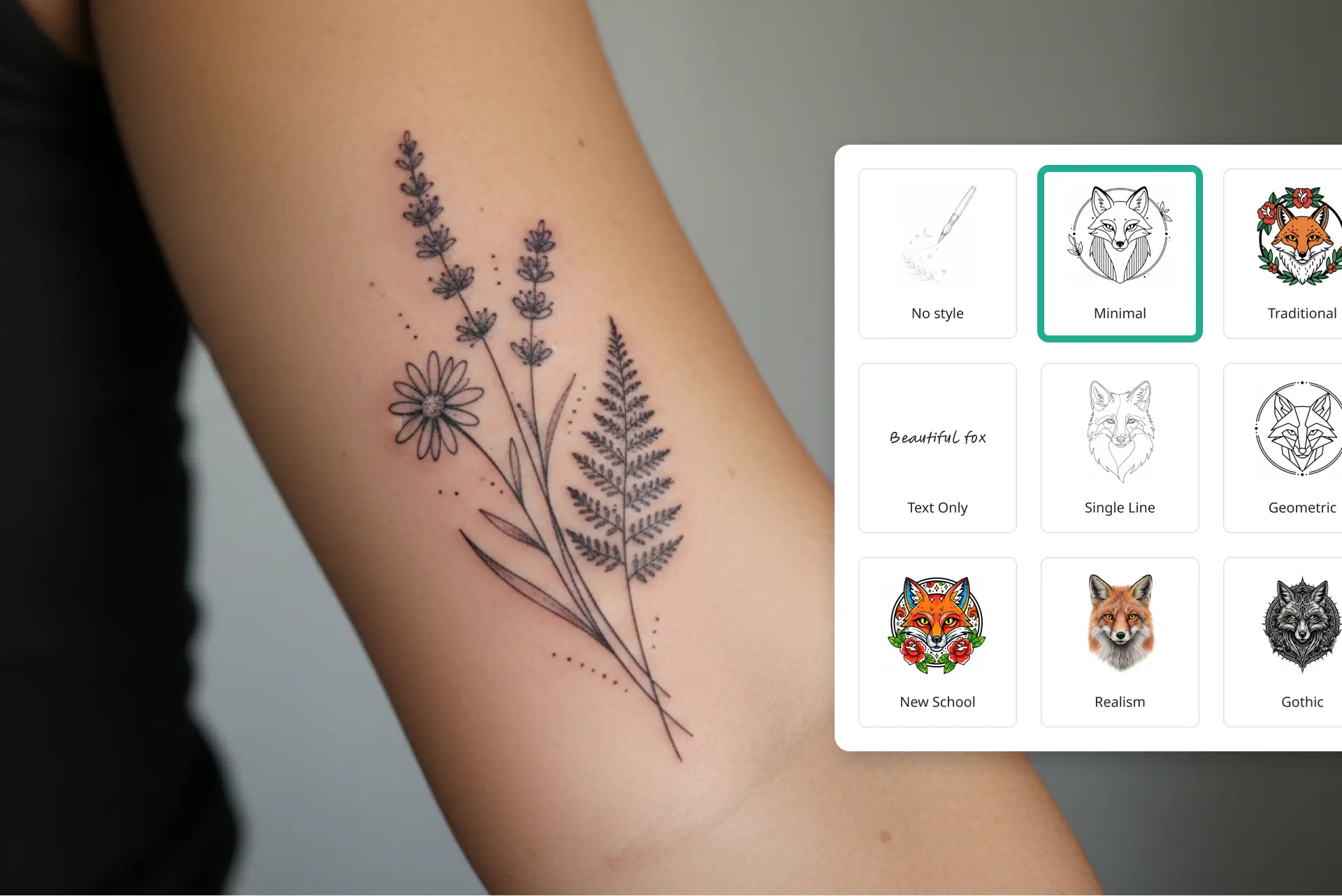Create custom tattoo designs with AI