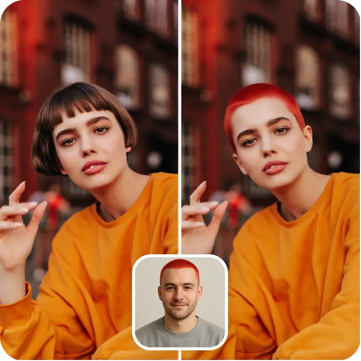 AI Hairstyle Changer Change your hairstyle with AI