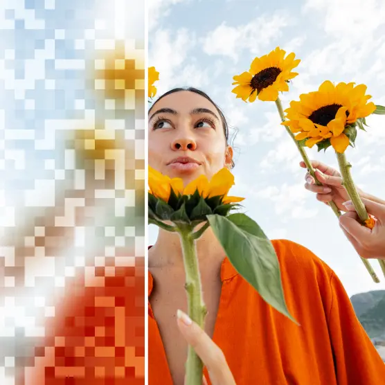 Remove pixelation from images instantly with AI