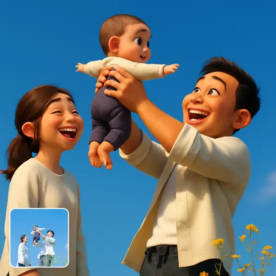 Turn your photos into Pixar-style characters with AI