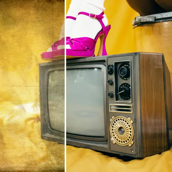 Restore old photos with AI