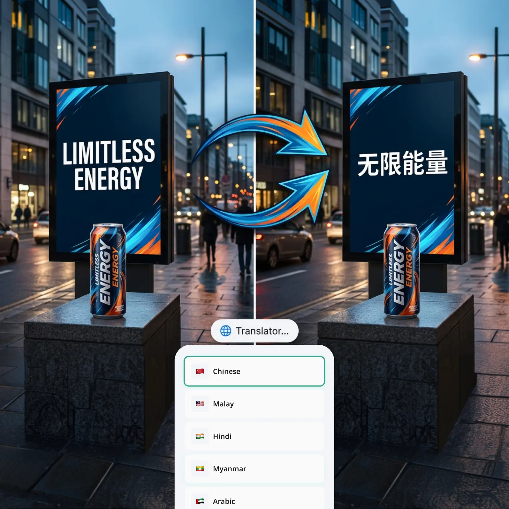 AI Image Translator Translate English photos into any language with AI