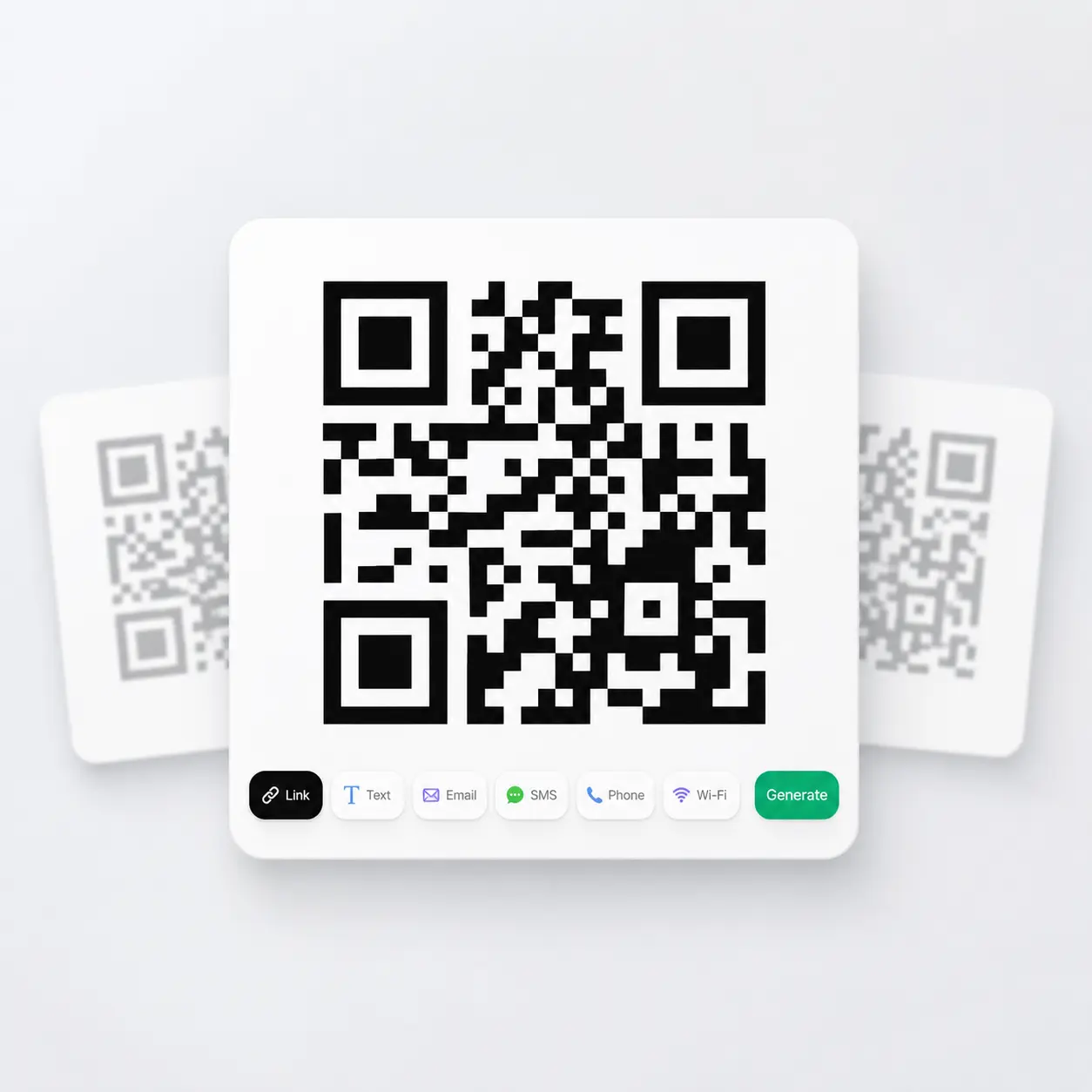 QR Code Generator for Links, Text, and Wi-Fi QR code generated by Lift from a link, text, or Wi-Fi network