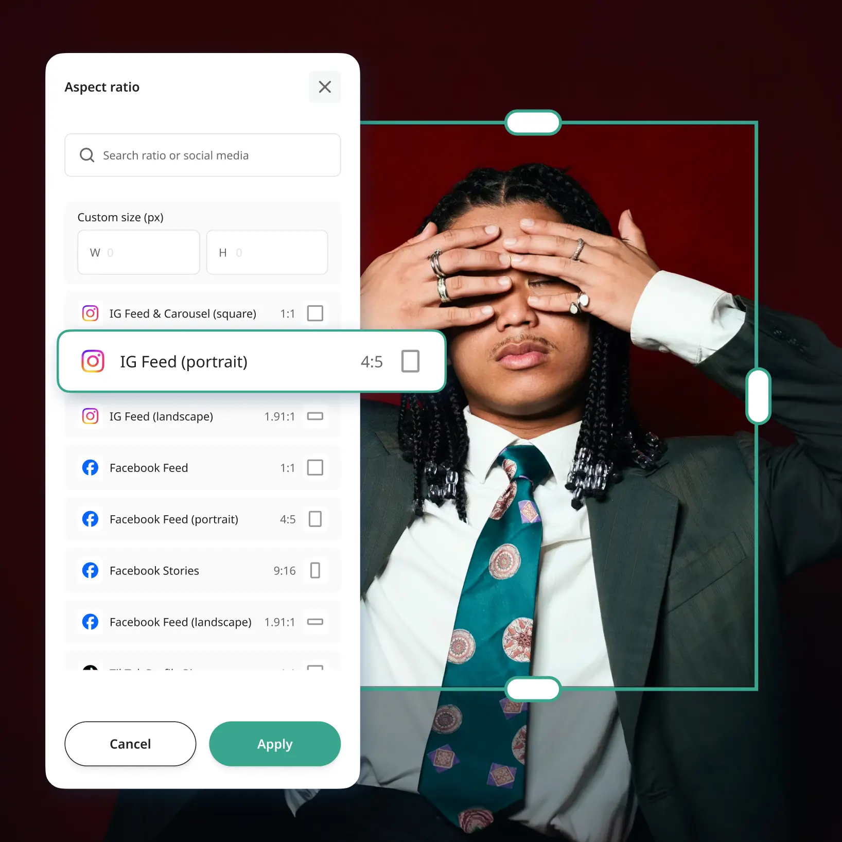 Lift online image resizer for social media, e-commerce, and business