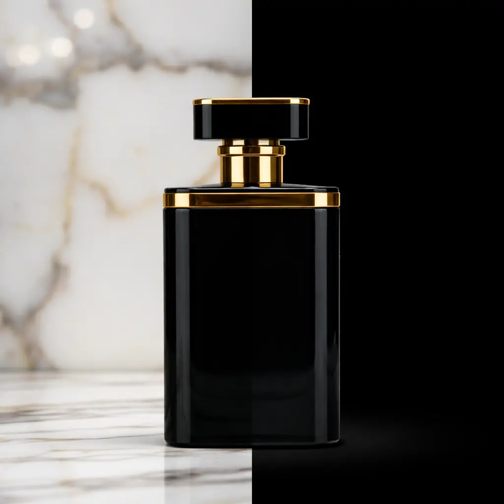 Black image background