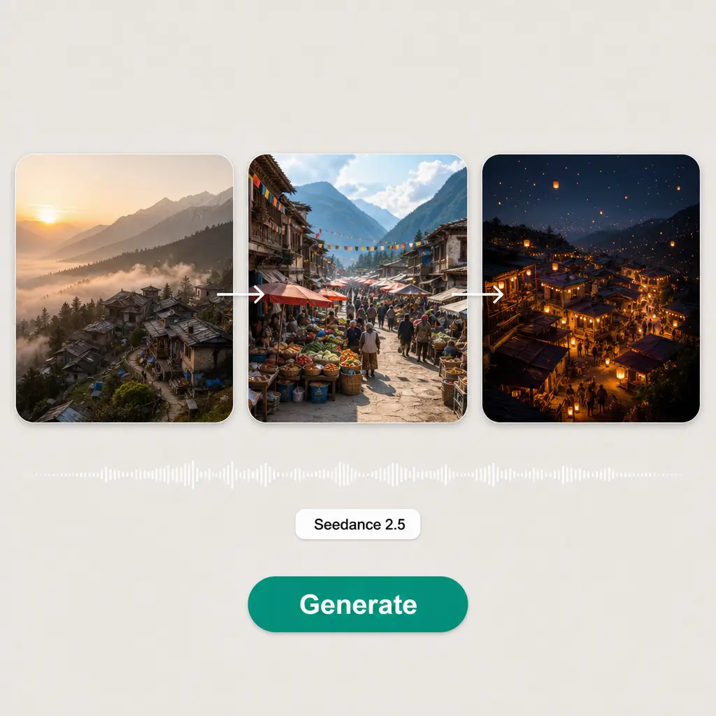 Seedance 2.5 AI Video Generator Examples by Lift AI video created with Seedance 2.5 using the Lift AI video generator
