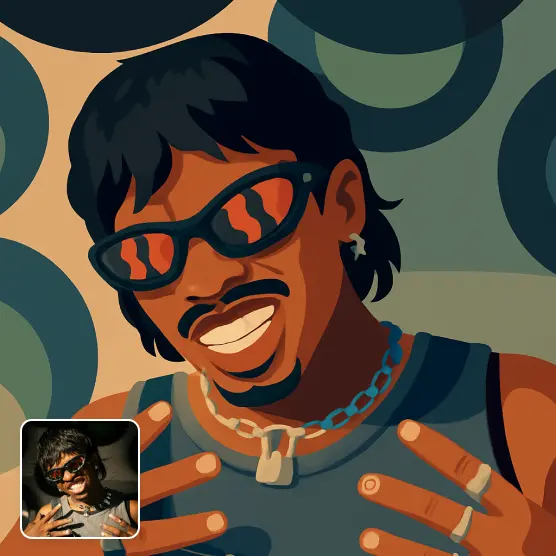 Illustration examples from user photos