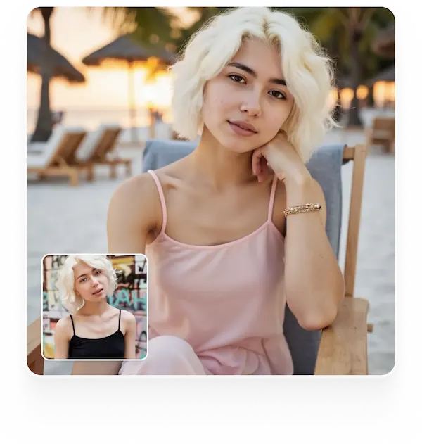 Professional headshot created with AI