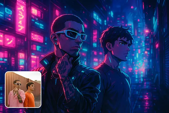 Neon Effect Photo Editor — Free AI Neon Filter Online