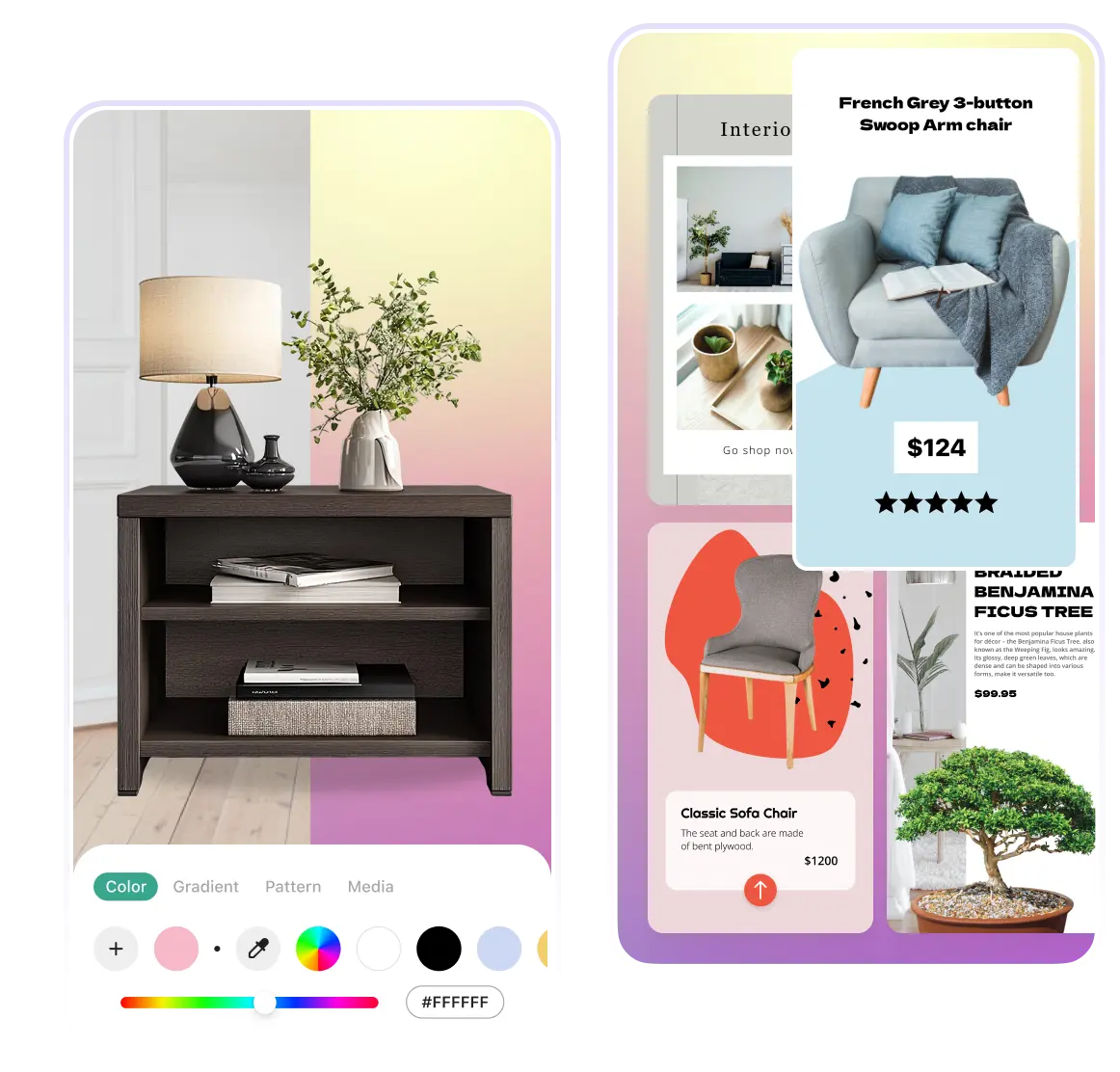 Create stunning furniture images in seconds