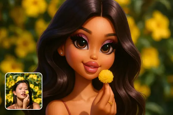 AI Doll Generator Transformation AI Doll Generator custom doll artwork