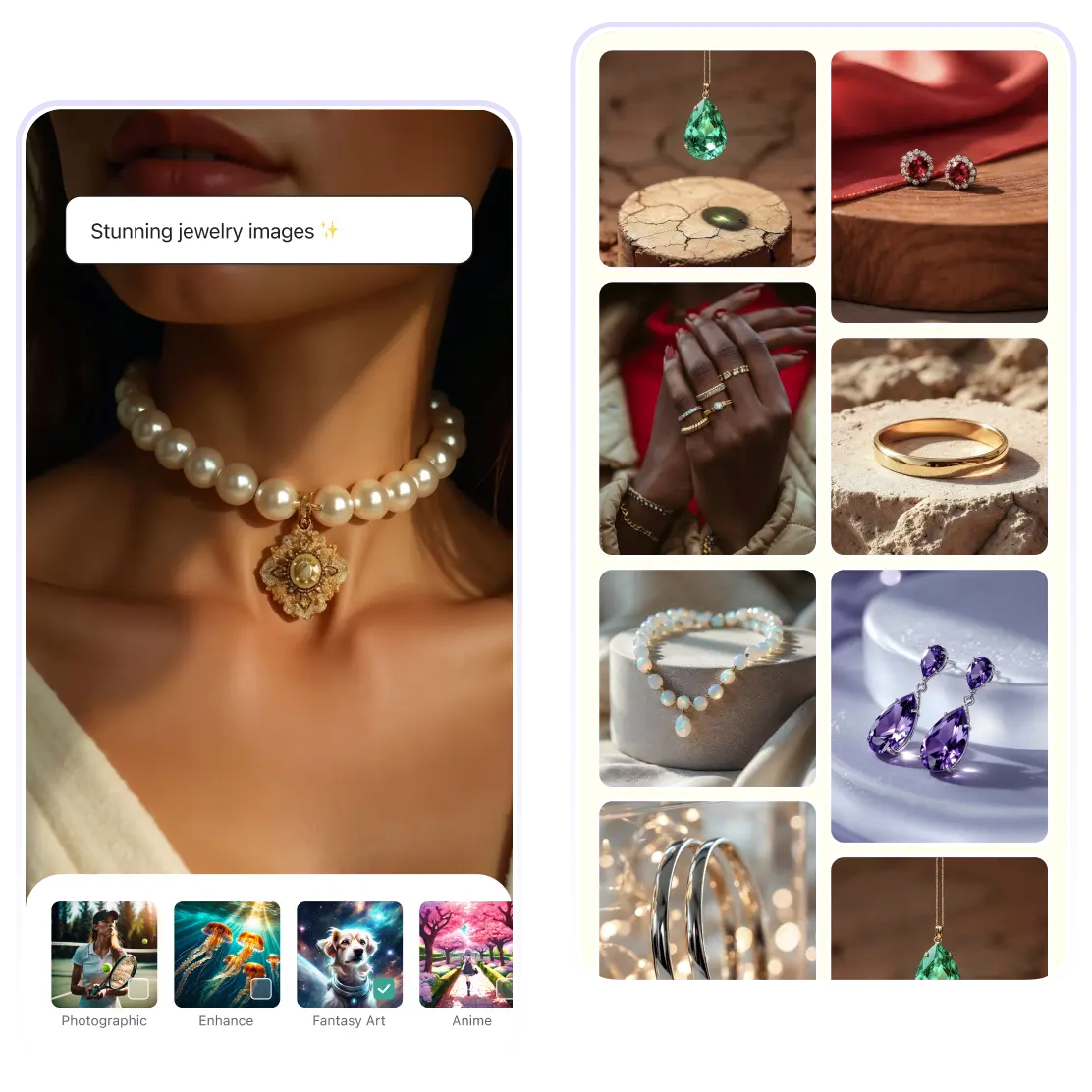 Create stunning jewelry images for higher sales