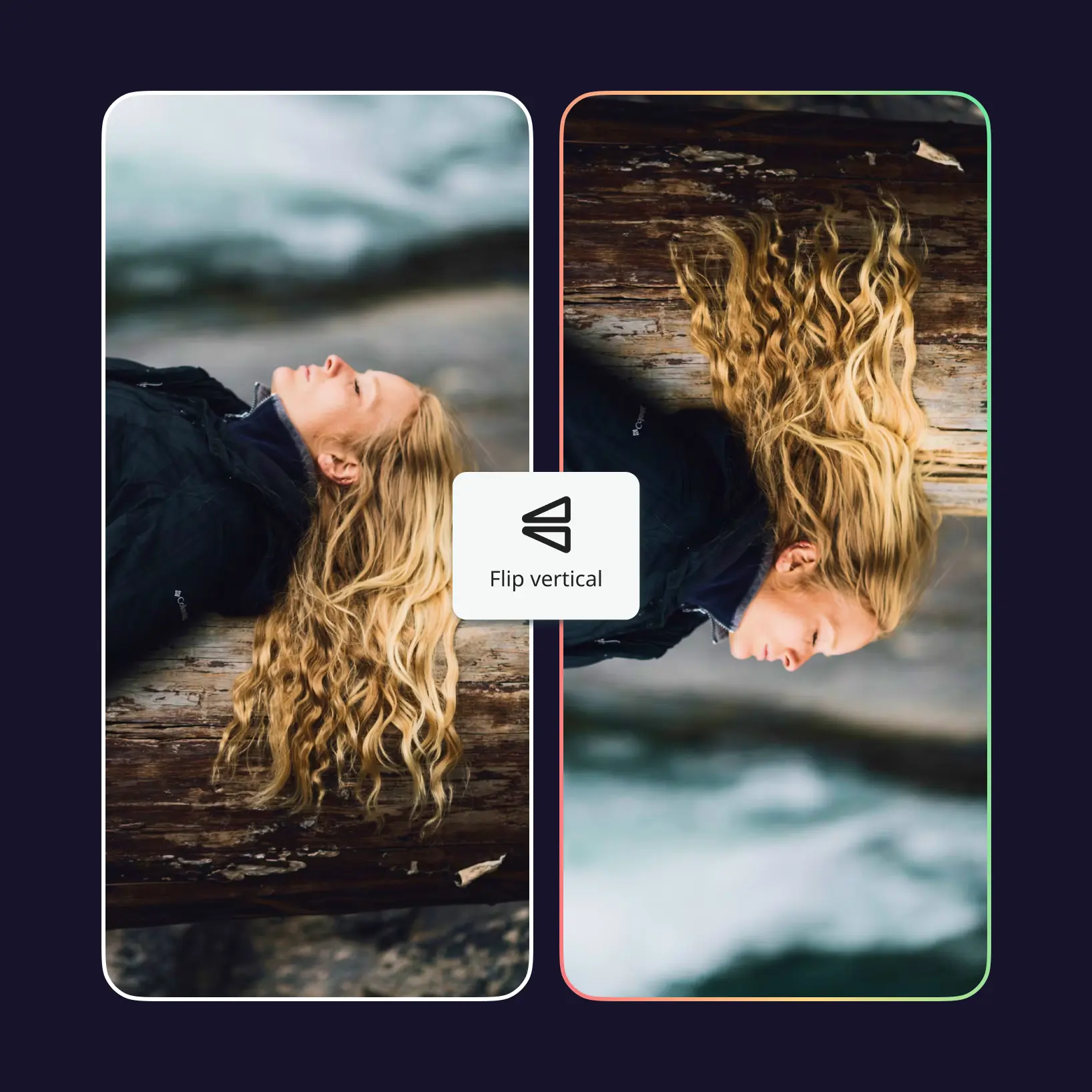 Photo flipper tool to flip picture and mirror image online