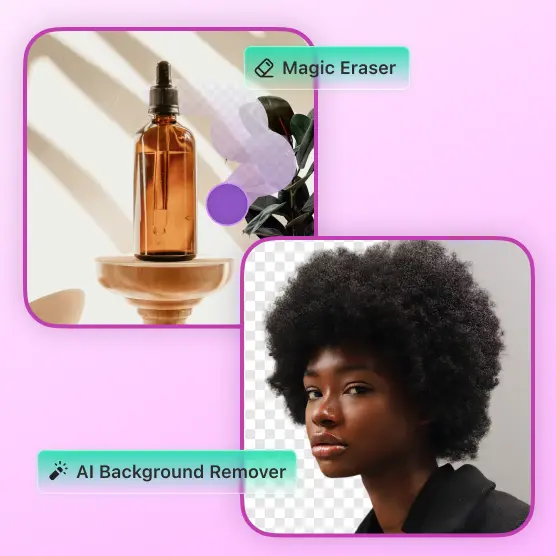 Cut photo out of background & Erase object from image