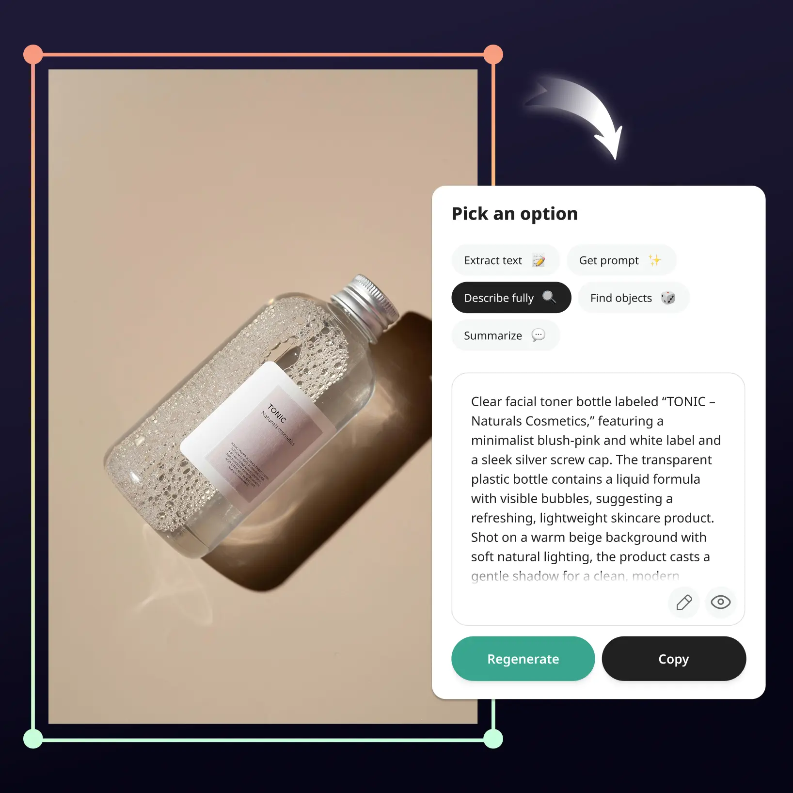 How to extract text from image online with Lift AI tool