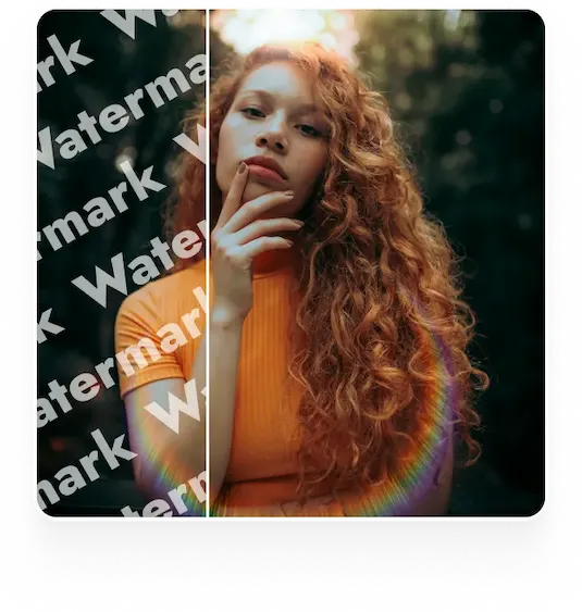 Removing watermark from image