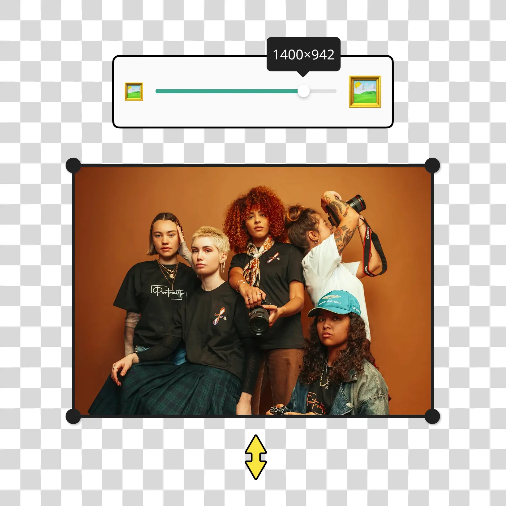 How to change size of image online — Lift Image Resizer steps