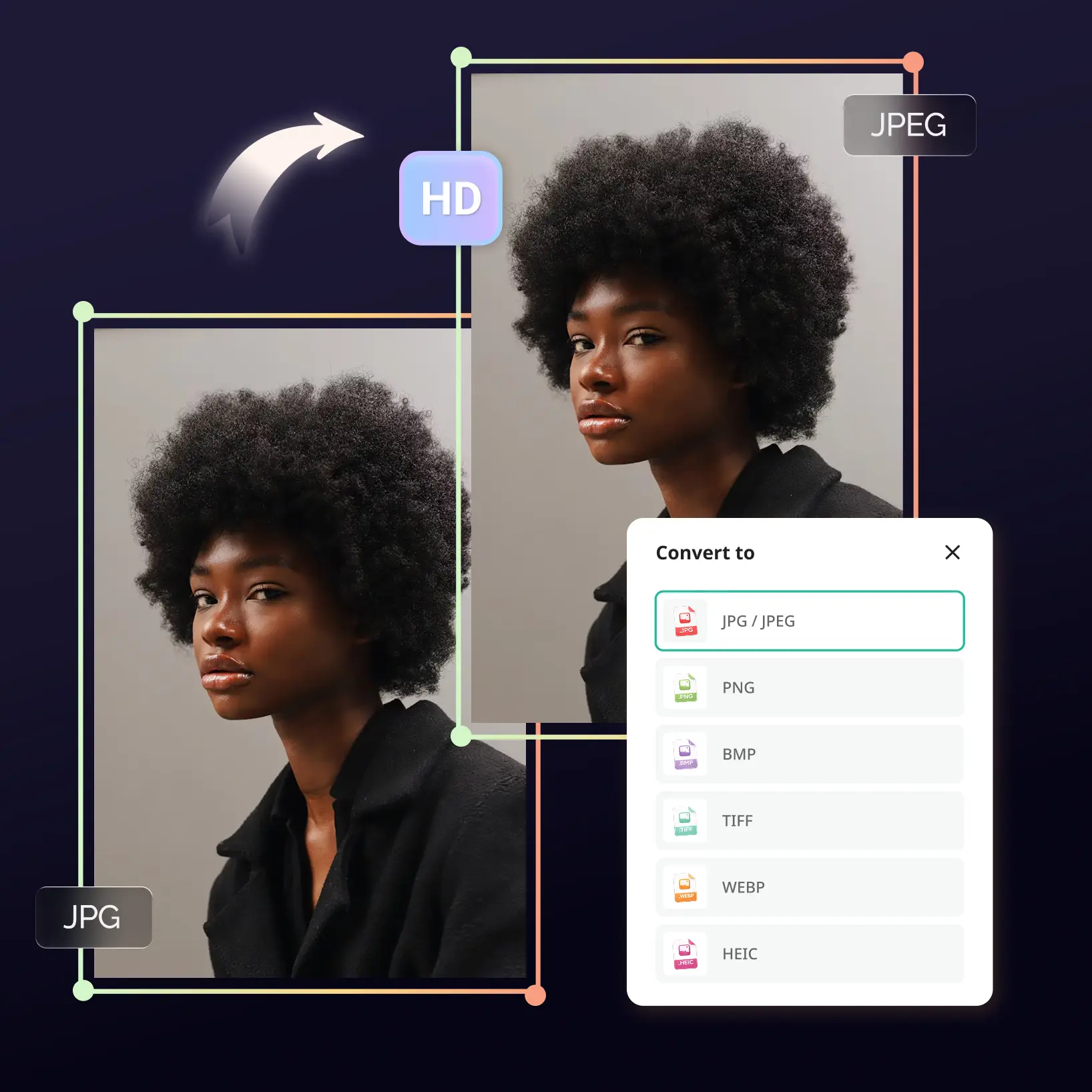 JPG to JPEG Converter