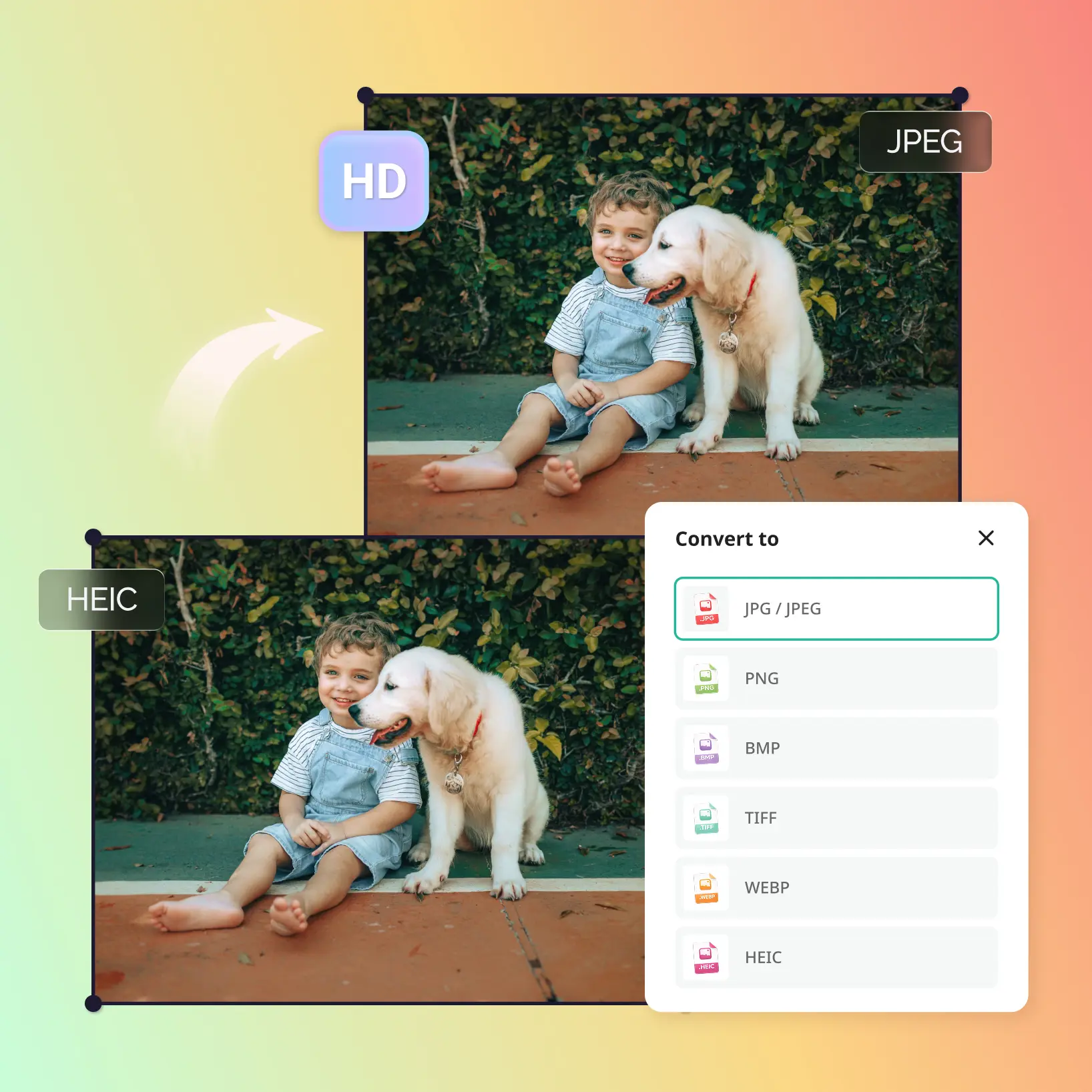 HEIC to JPEG Converter