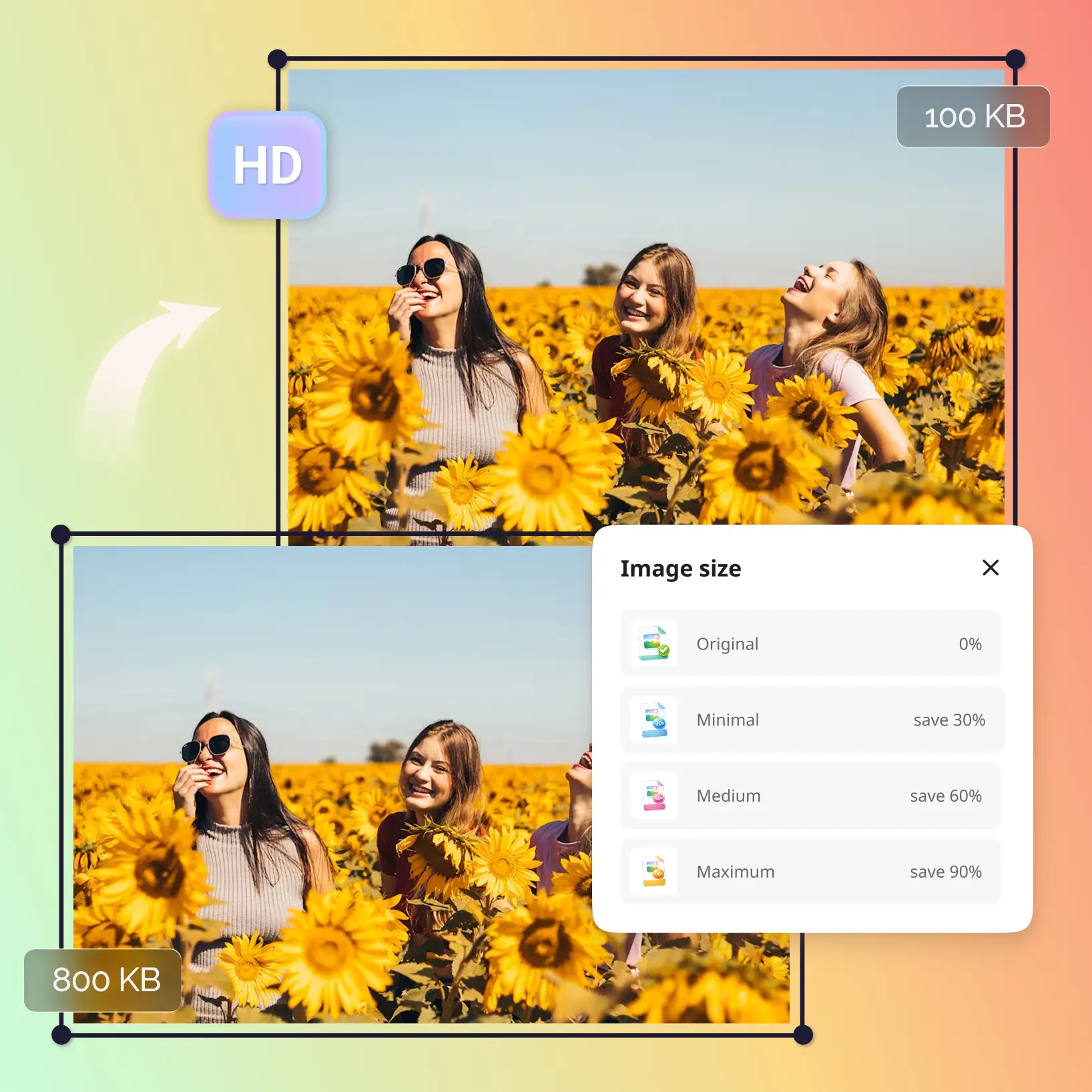 Compact image process