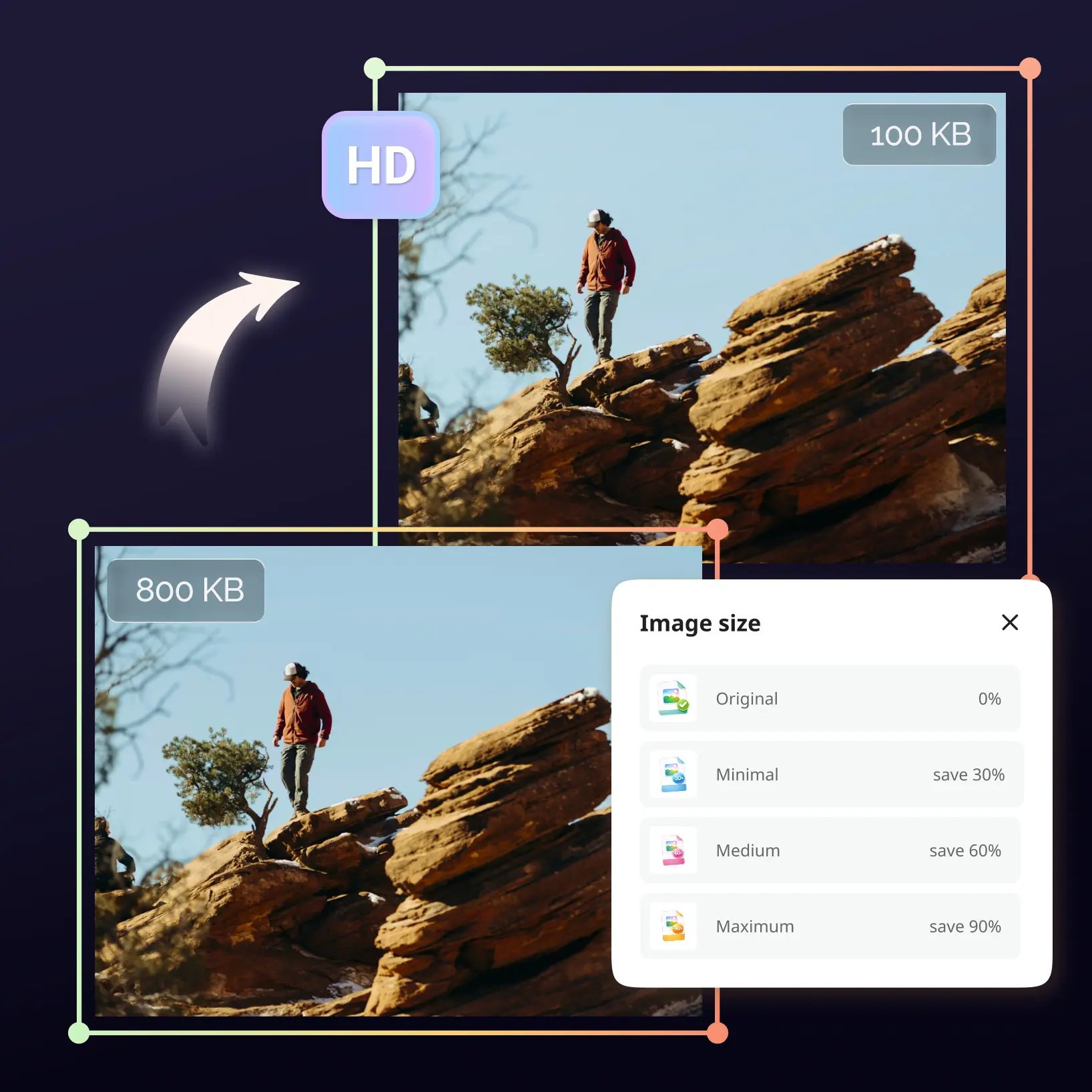 Compress image file online