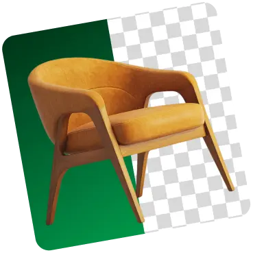 Chair with transparent background