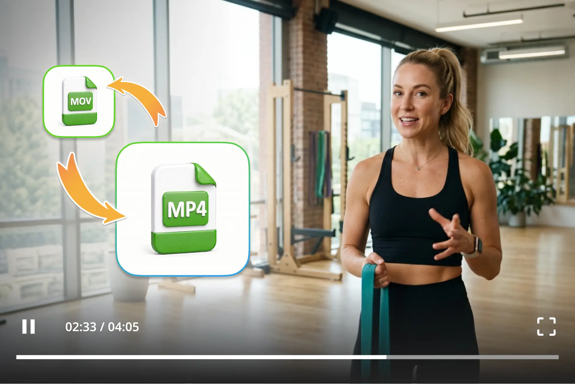 Video Converter Online video converter tool — convert MP4, MOV, AVI, MKV, WAV and more