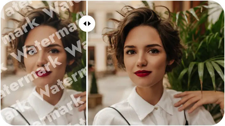Remove watermark from image with AI