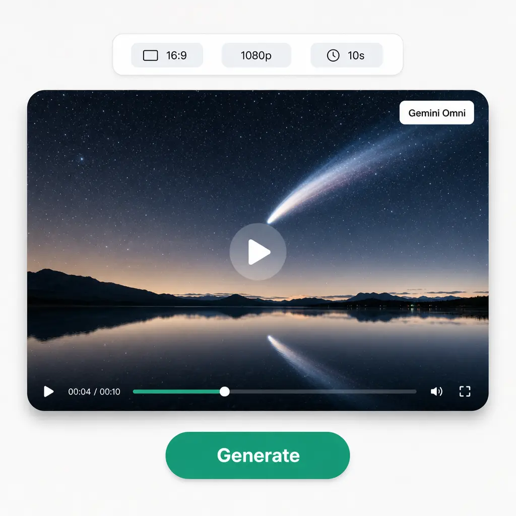 Lift AI video generator powered by Gemini Omni