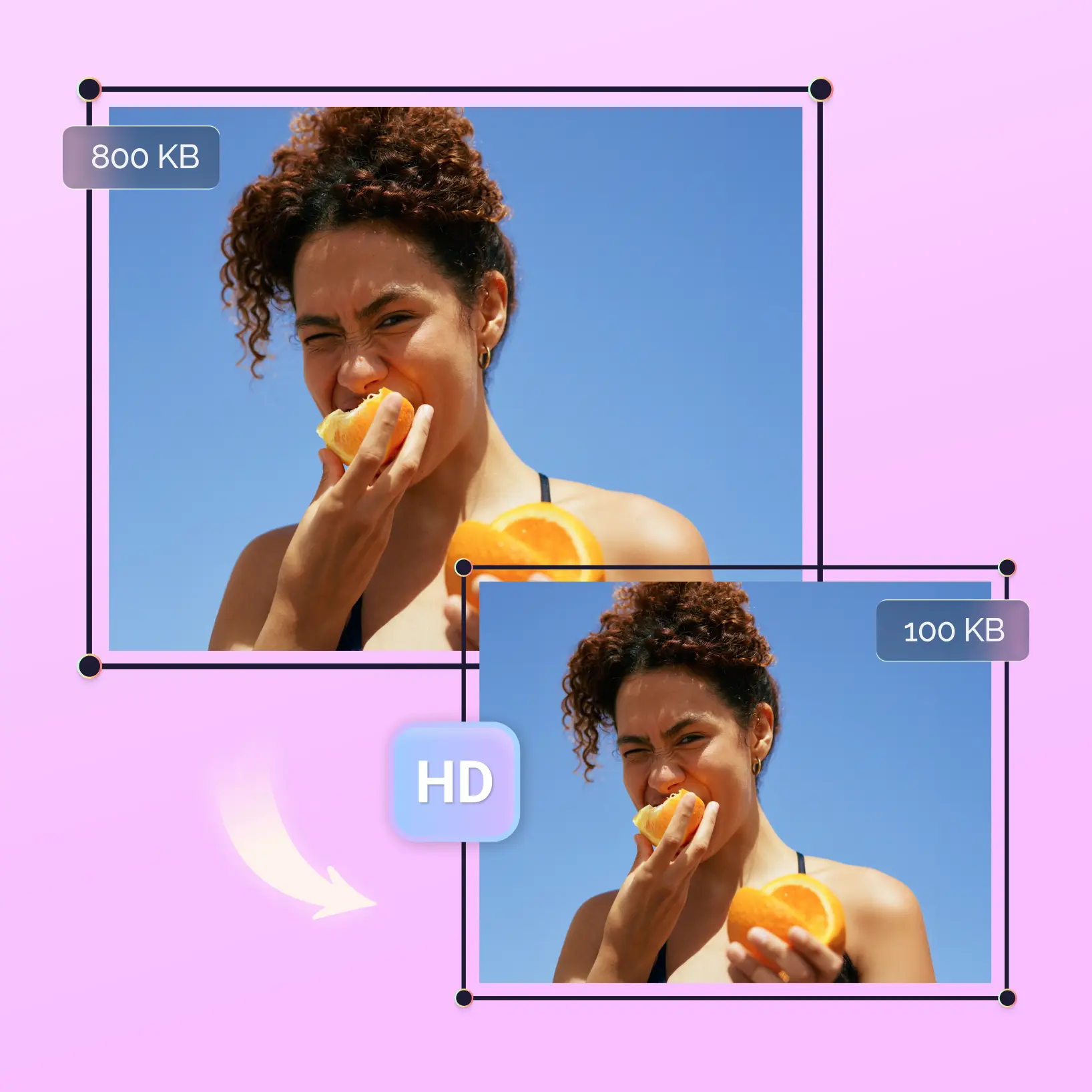 How to compact JPEG and JPG files online