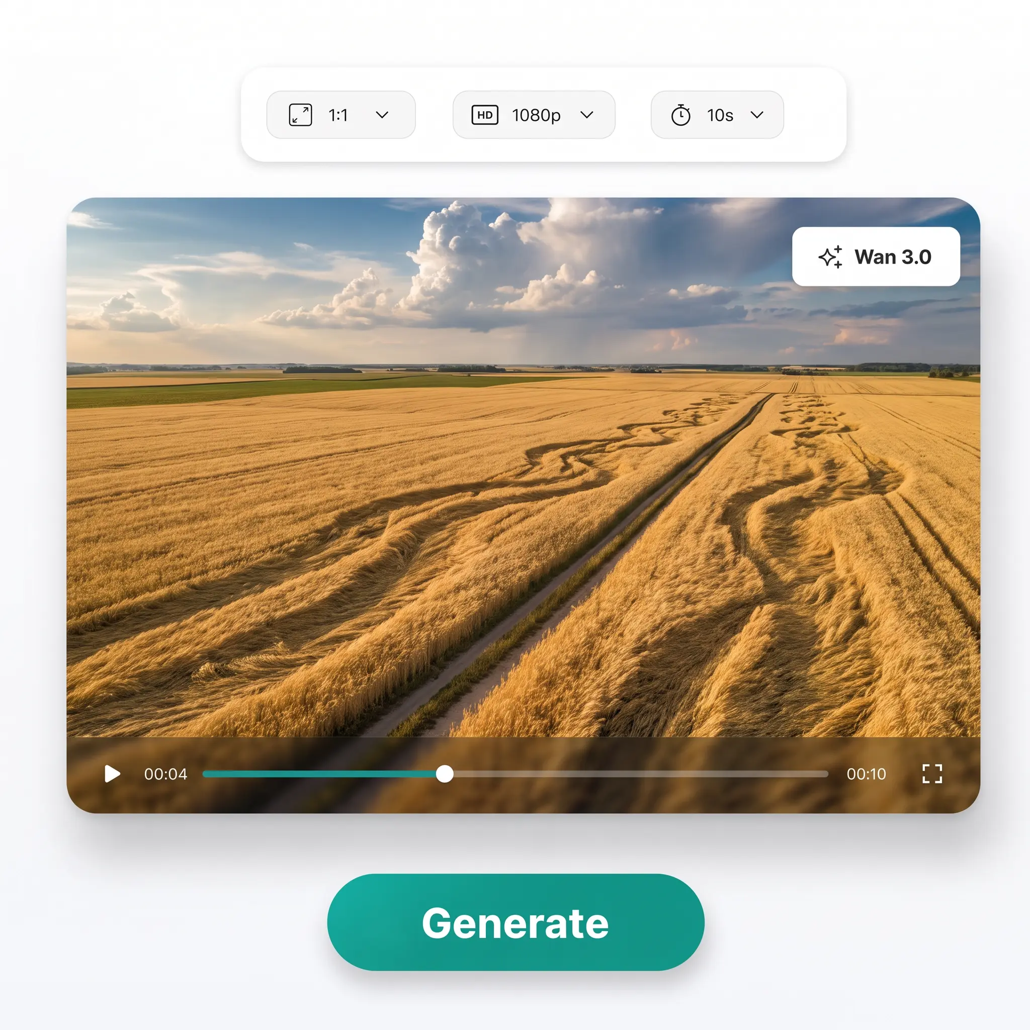 Generador de vídeos con IA de Lift impulsado por Wan 3.0