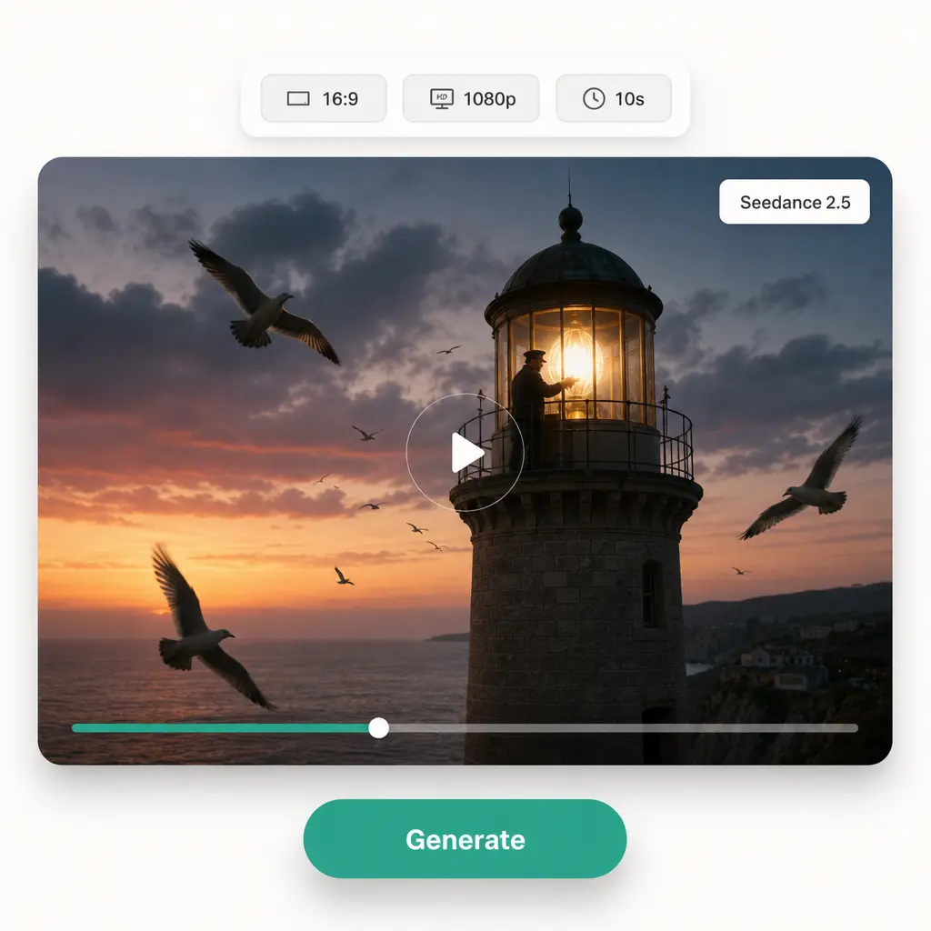 Why Choose the Seedance 2.5 AI Video Generator by Lift Lift AI video generator powered by Seedance 2.5