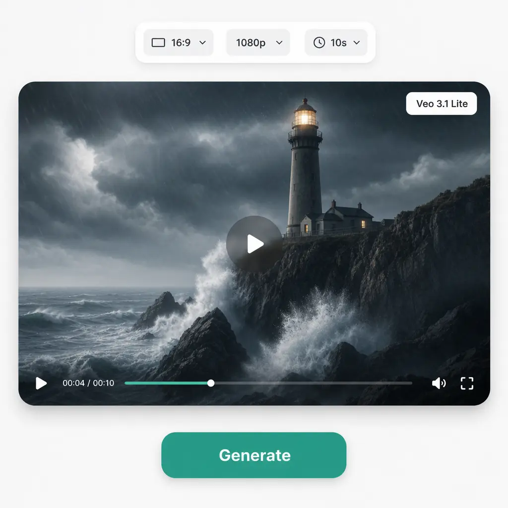 Lift AI video generator powered by Veo