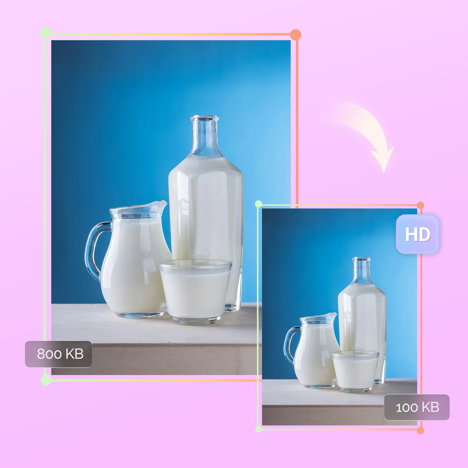 Lift image size reducer illustration