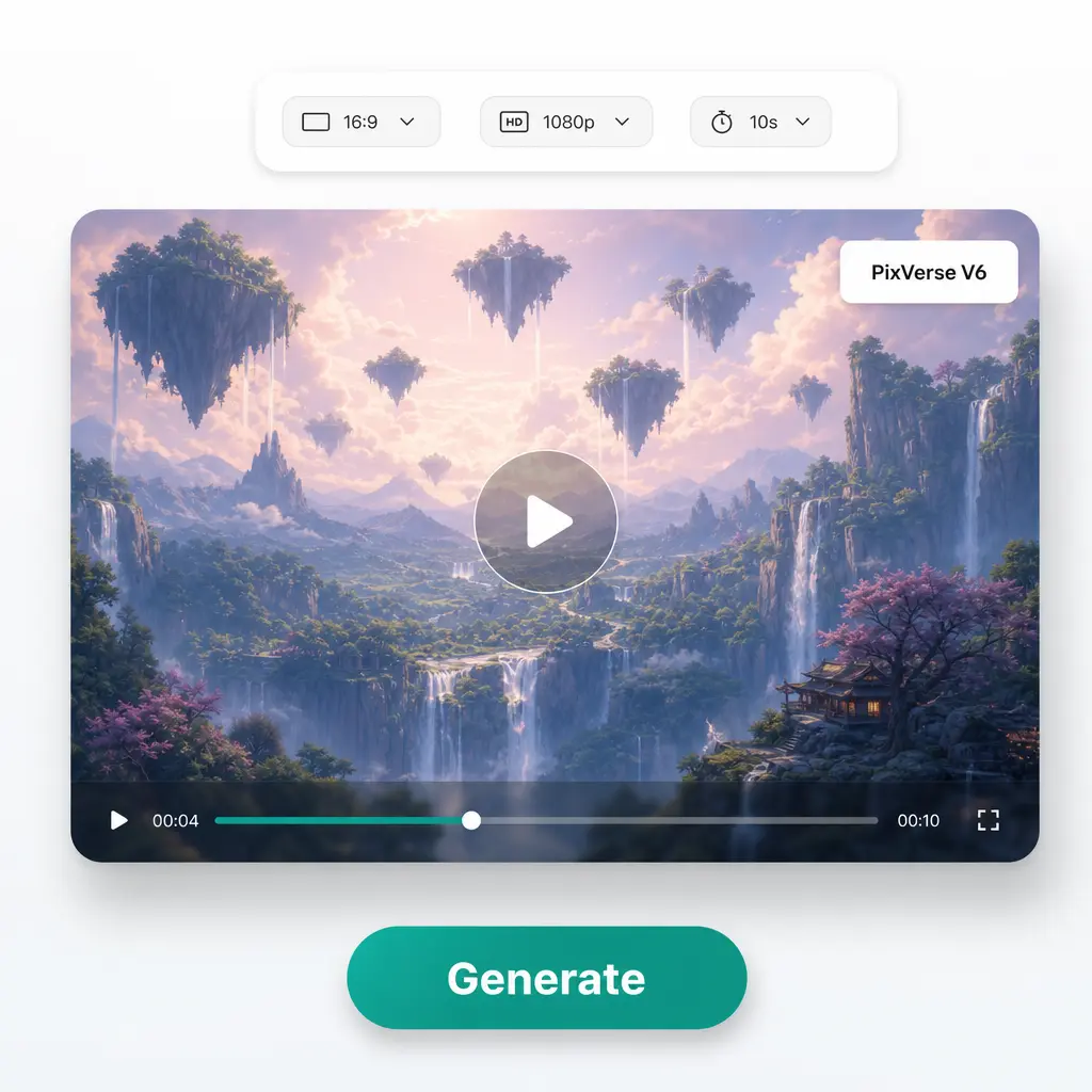 Lift AI video generator powered by PixVerse