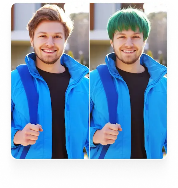 Anime-style father and son posing like pirates on a ship